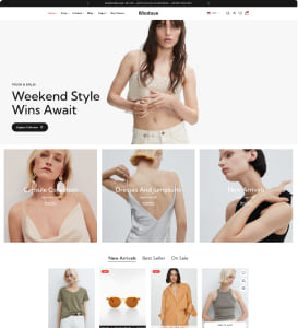 Collage of stylish women's outfits showcasing weekend casual and chic looks.