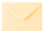 A close-up of a light cream-colored envelope flap.