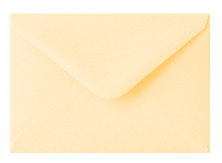 A close-up of a light cream-colored envelope flap. A close-up of a light cream-colored envelope flap.