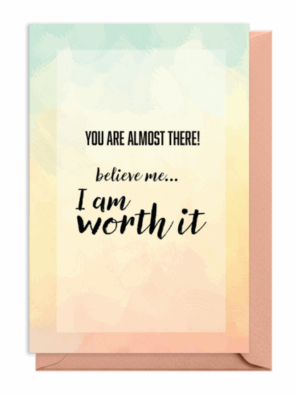 Inspirational quote encouraging perseverance and self-belief.