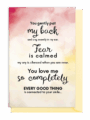 Inspirational quote about comfort and love.