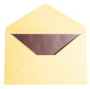 An open yellow envelope with a dark interior.