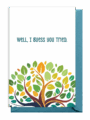 A motivational quote with a colorful leafy tree design.
