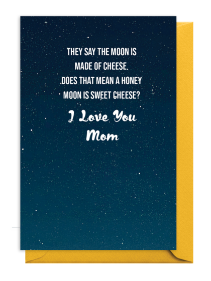A heartfelt quote about love and sweetness under a starry night sky.