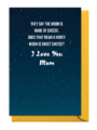 A heartfelt quote about love and sweetness under a starry night sky.
