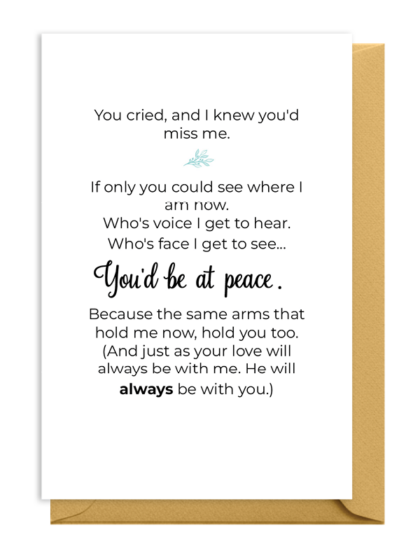 A heartfelt poem about love and loss with a soothing background.