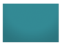 Solid teal background with smooth texture.