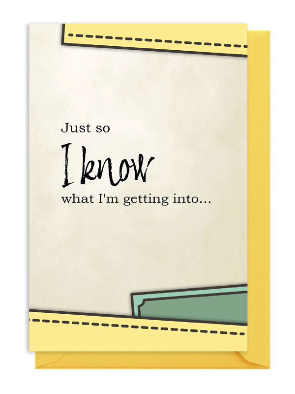A motivational quote about knowing what you're getting into.